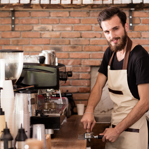 Koffie bar kleinere ondernemer